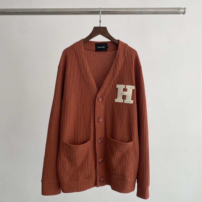 ÁO KHOÁT CARDIGAN UNISEX DÁNG OVERSIZE THÊU XÙ