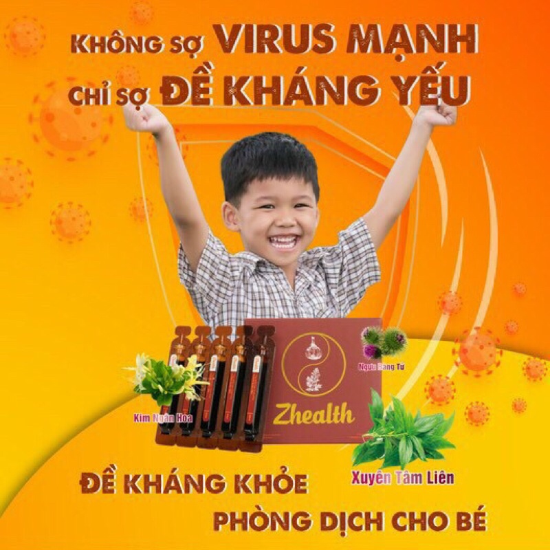 ZHEALTH chiết xuất Xuyên Tâm Liên - Bổ phổi, giảm ho, tăng đề kháng, phục hồi sức khoẻ cho F0