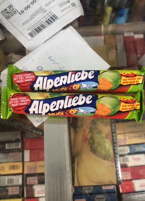 Combo 16 Thỏi Kẹo Alpenliebe Hương Xoài Nhân Muối Ớt (16 x26g)