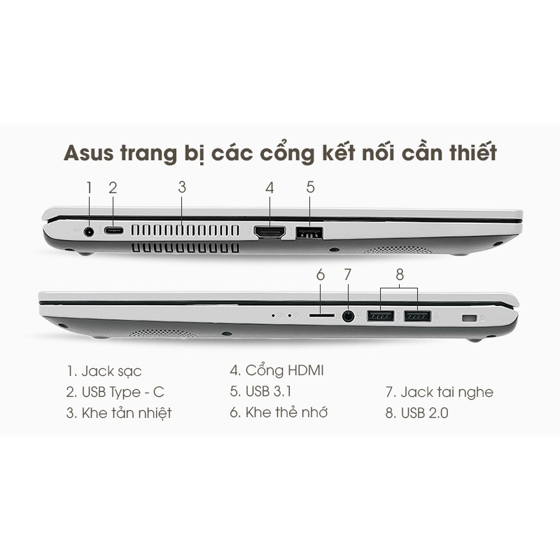 Laptop Asus VivoBook X509MA N4020/4GB/256GB/Win10 (BR271T) | WebRaoVat - webraovat.net.vn