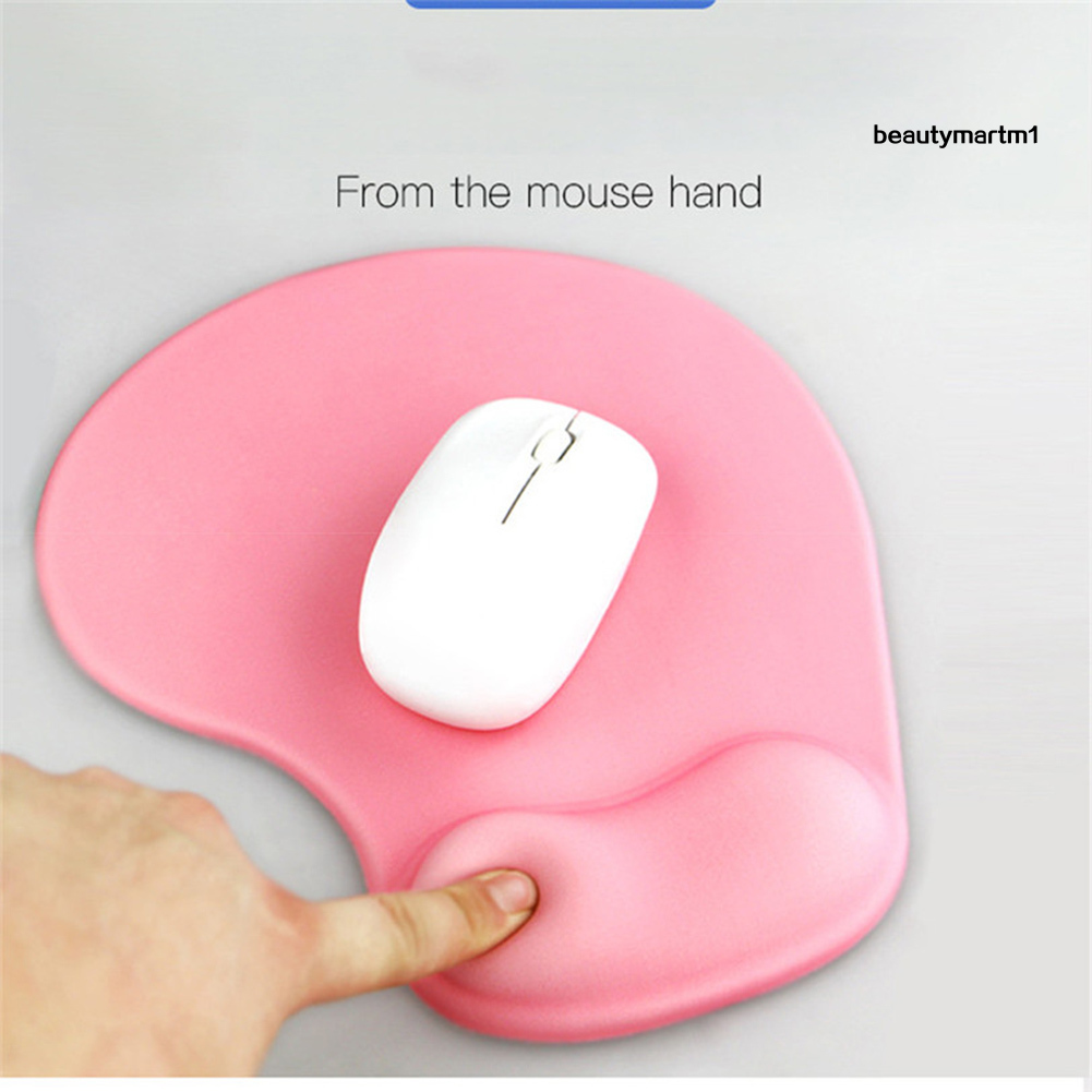 Tấm lót chuột silicon mềm mại không trượt có đệm kê cổ tay thoải mái khi dùng máy tính | BigBuy360 - bigbuy360.vn