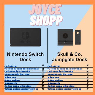 Sạc + Dock Skull & Co. Jumpgate skull co cho máy Nintendo SWITCH thumbnail