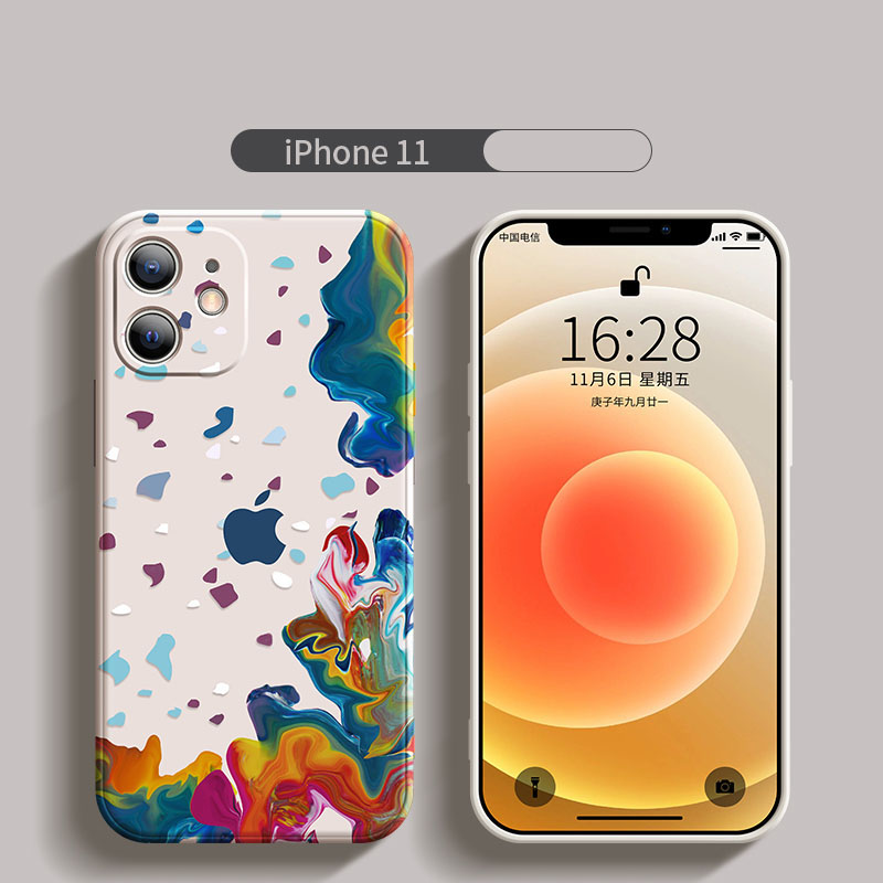 ốp điện thoại Màu Nước Chống Sốc Cho Iphone X Xr Xs Max 8 7 6s 6 Plus Se 2020