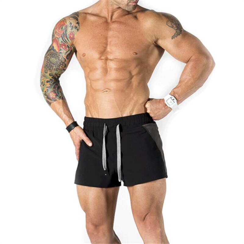 Workout Mesh Male Casual Shorts Gym Men Fashion Brand Breathable Fitness Mens Bodybuilding Comfortable Plus Size Sports Shorts