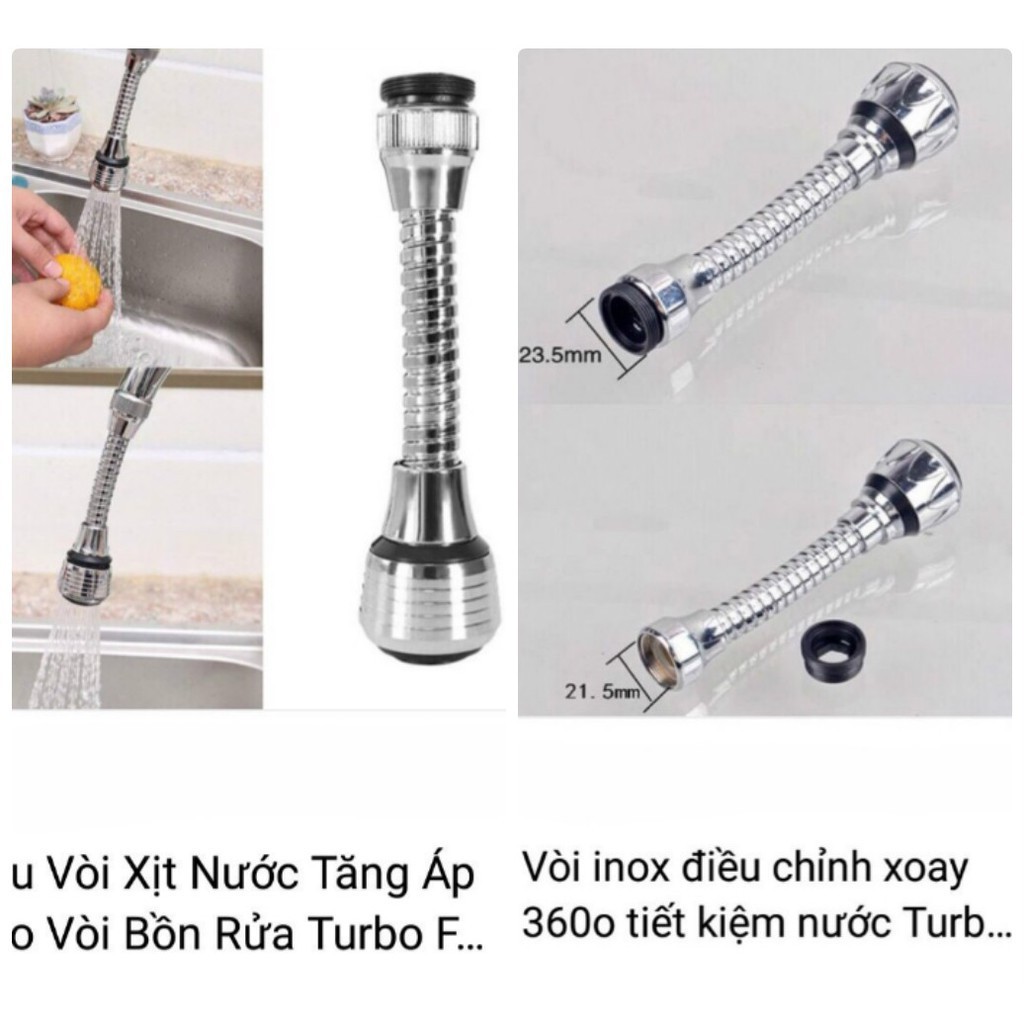 [FREESHIP] VÒI SEN TIẾT KIỆM NƯỚC 360 ĐỘ - 2 CHẾ ĐỘ [HCM]