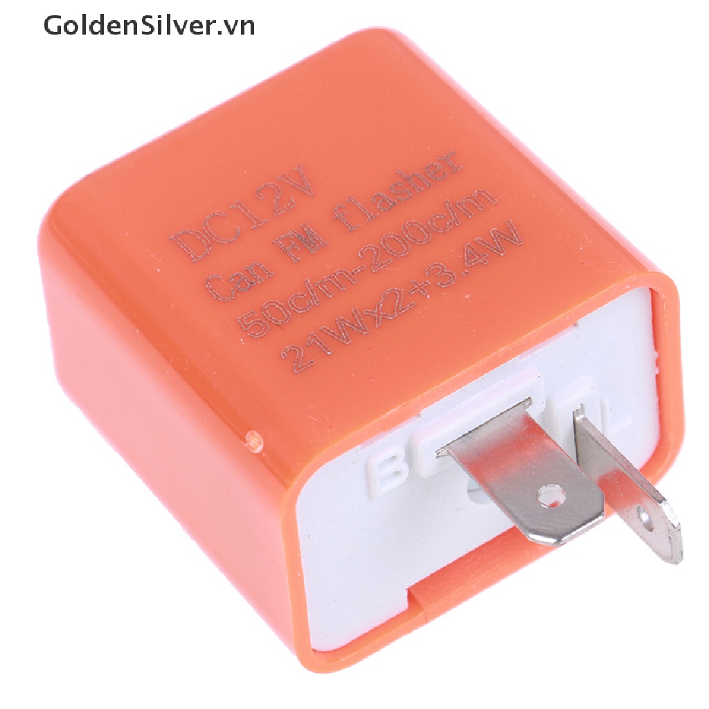1 Rơ Le Điều Chỉnh Tốc Độ Đèn LED Tín Hiệu 12V 2-Pin Cho Xe Máy