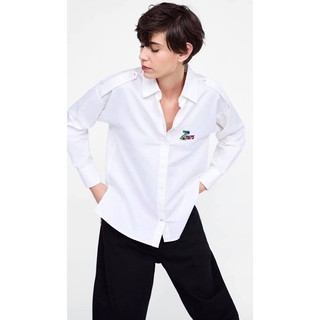 Áo smi trắng zara 255