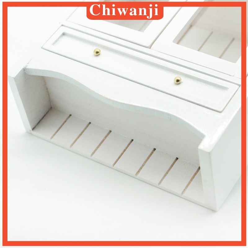 Tủ Quần Áo Mini Phong Cách Châu Âu Tỉ Lệ 1 / 12 Cho Nhà Búp Bê