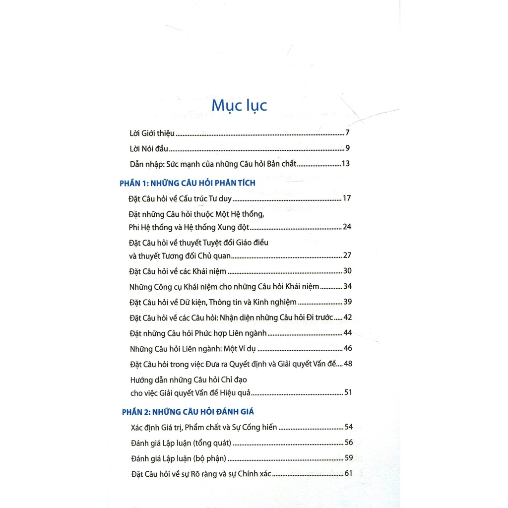 Sách Cẩm nang tư duy đặt câu hỏi bản chất