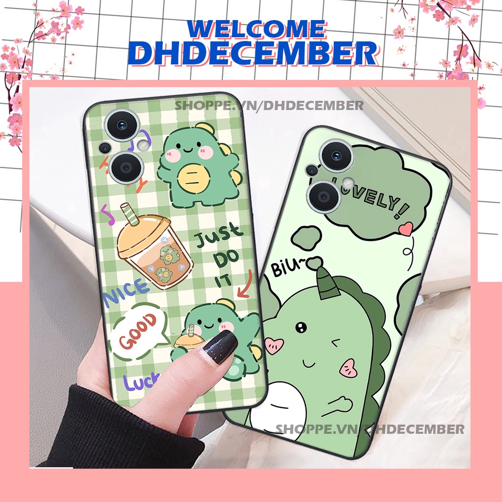 Ốp lưng Oppo RENO 7Z (7 Z) 5G -ỐP BẢO VỆ CAMERA in hình khủng long , gấu nâu xinh xắn, siêu cute  mà còn vô cùng RẺ- ĐẸP