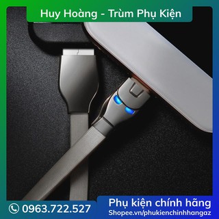 Cáp sạc hoco u14 lingningt,micro,type c - cáp sạc có đèn led khi sạc