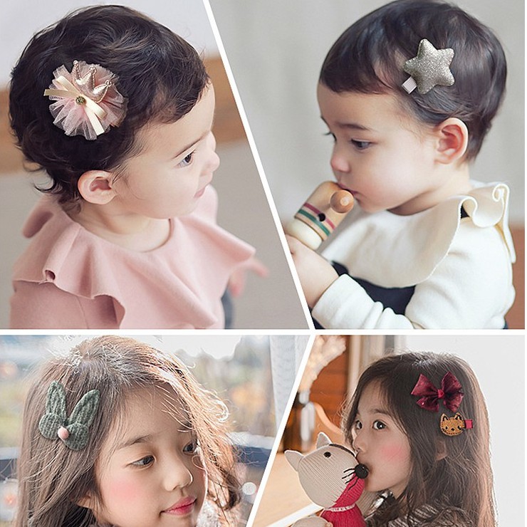 Hộp Quà FREESHIPHộp quà cho bé Hộp kẹp tóc cho bé 18 chi tiết mới kèm túi xách STYLE Hàn Quốc PK13