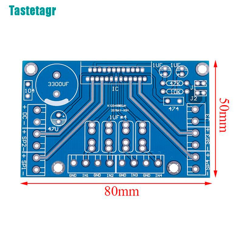 Bộ Khuếch Đại Âm Thanh Tda7388 4x41w Dc 12V Btl Cho Xe Hơi