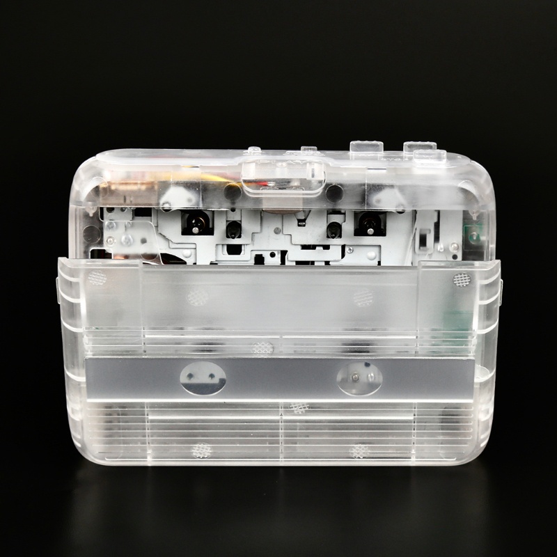 Máy phát băng cassette radio FM trong suốt đầu vào-ra tương thích Bluetooth