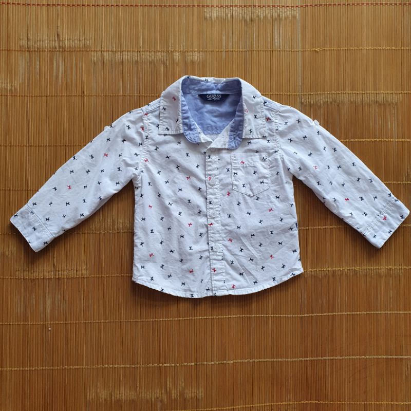 Pass Áo sơmi hãng GUESS bé trai