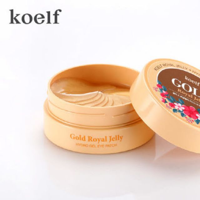 Mặt nạ mắt Petitfee KOELF Gold & Royal Jelly Hydrogel Eye Patch (60 miếng)