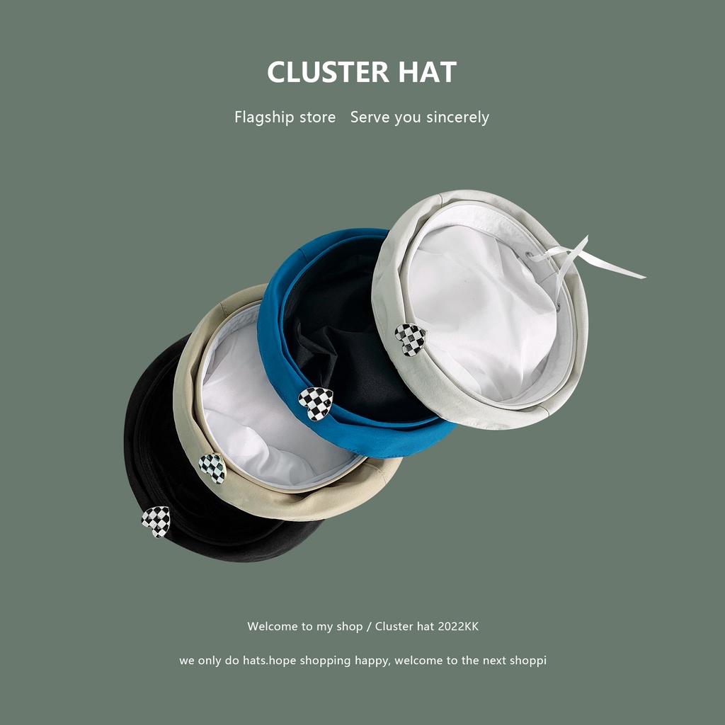 Mũ Beret Mỏng Phong Cách Nhật Bản Ngọt Ngào Thời Trang Xuân Hè Dễ Phối Đồ