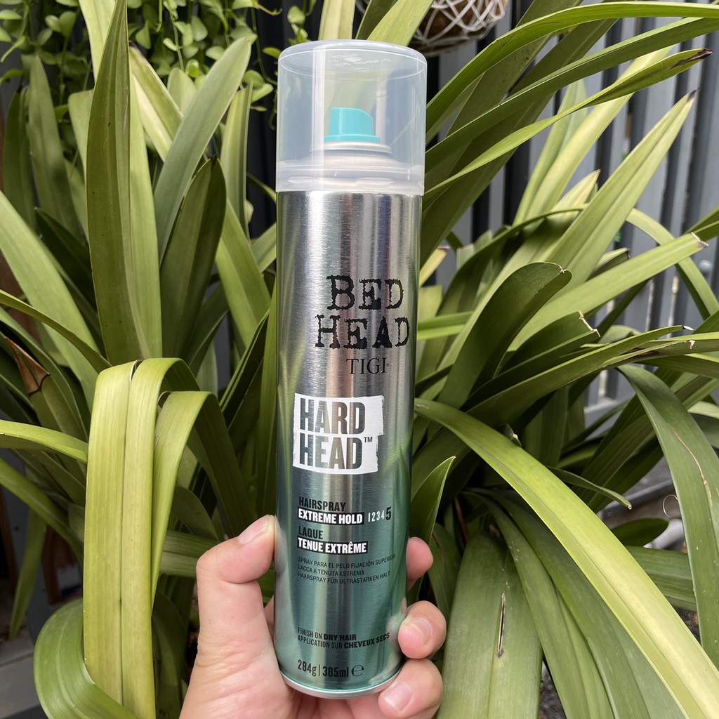 Xịt siêu cứng, giữ kiểu lâu bền Tigi Bed Head Hard Hold Hairspray 385ml ( New 2021 )