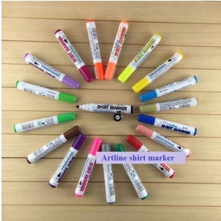 Combo 5 bút vẽ áo Artline shirt maker EKT-2