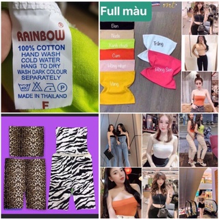 Áo ống Rainbow chất thun Thái mềm mát mịn