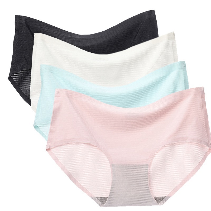 Quần Lót LEVAO Vải Lụa Không Đường May Thoáng Khí Thoải Mái Cao Cấp Dành Cho Nữ