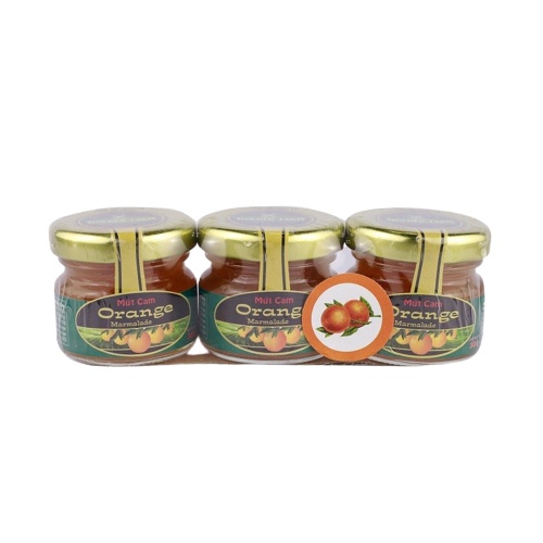 Mứt Trái Cây Golden Farm Lốc 3 Hũ 30g ( Việt Quất/ Dâu/ Phúc Bồn Tử/ Cam)