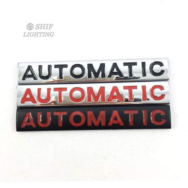 Đề can in chữ AUTOMATIC dùng để trang trí xe ô tô