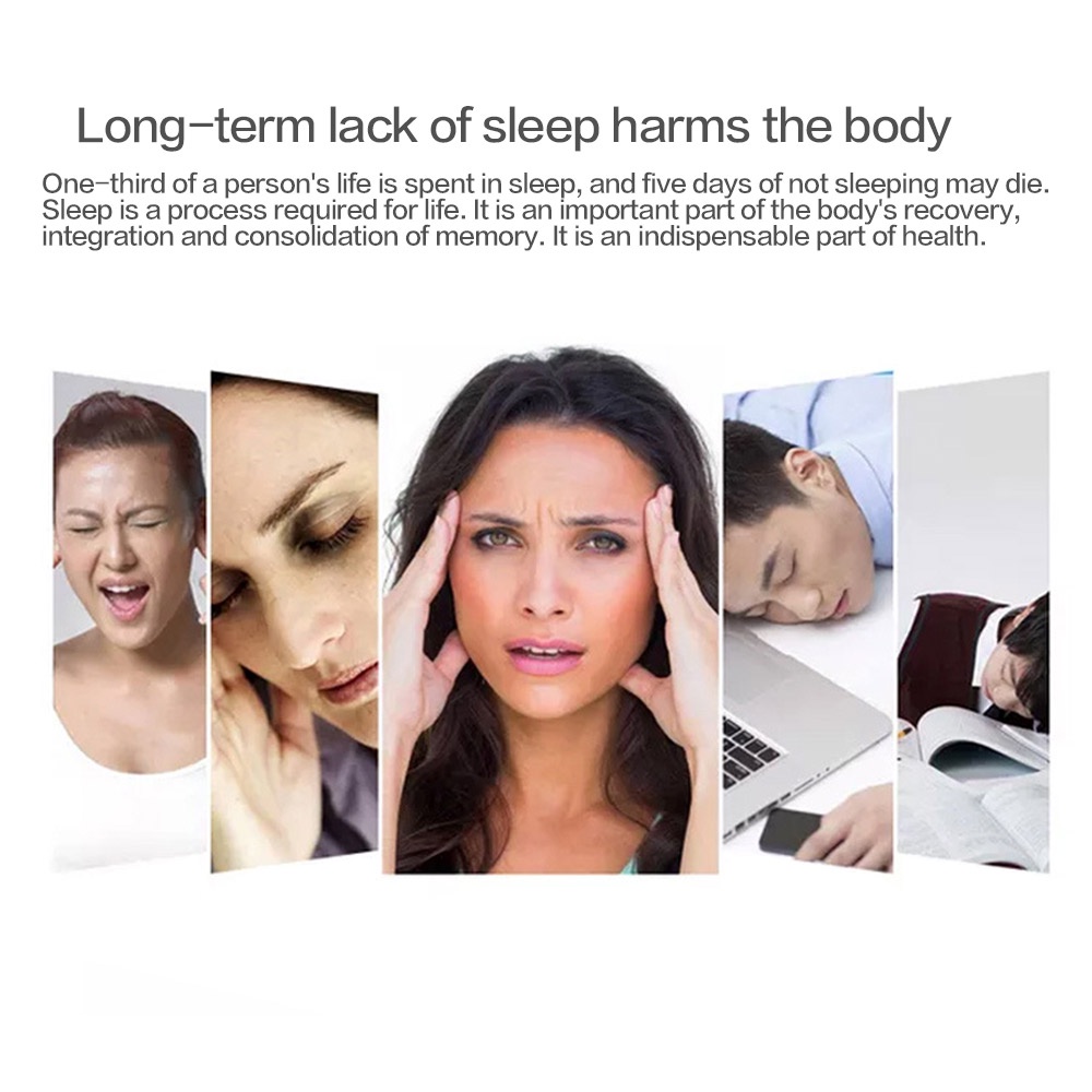 Máy đeo đầu massage hỗ trợ giấc ngủ thông minh
