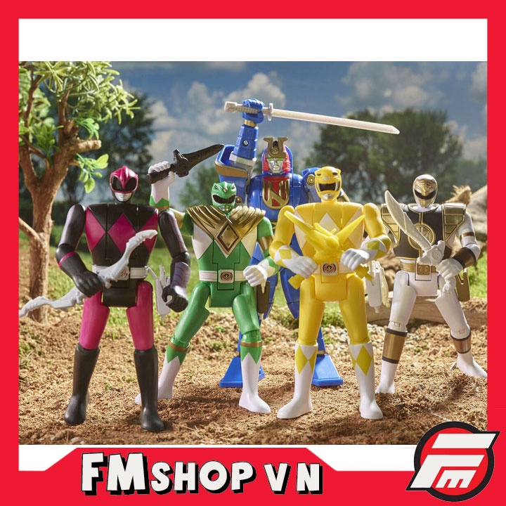 MÔ HÌNH MIGHTY MORPHIN POWER RANGERS RETRO