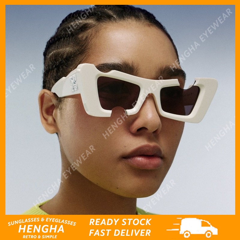(HENGHA) Kính Râm Mắt Mèo Thời Trang Hip Hop Phương Tây Cổ Điển