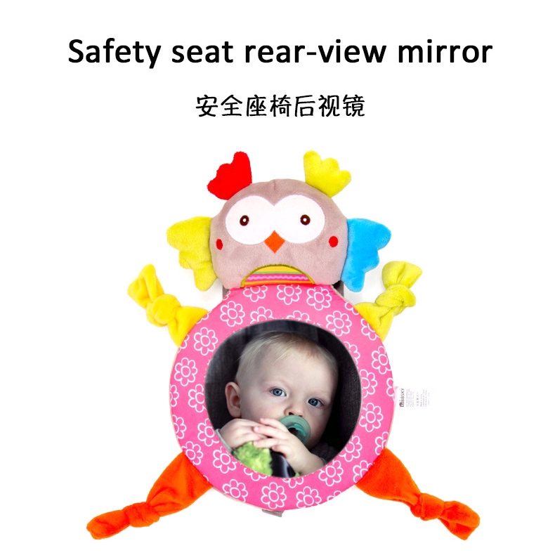 &lt; Hàng Có Sẵn &gt; Gương Chiếu Hậu Xe Ô Tô An Toàn Cho Bé ​​Gương Trang Điểm Tiện Lợi Chất Lượng