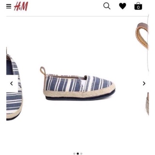 Slipon kẻ HM cho bé