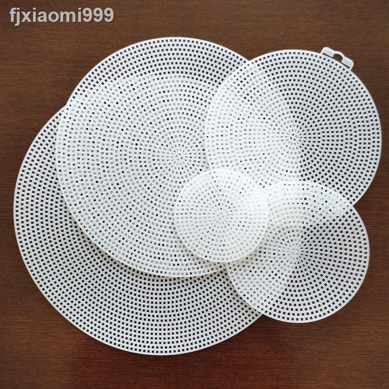 Túi lưới nhựa hình tròn/vuông đựng đồ đan móc tiện dụng
