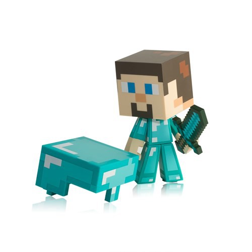 Mô hình Minecraft Steve Diamond