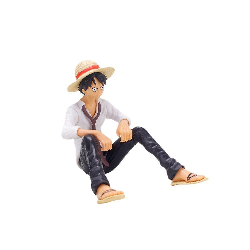 Mô Hình Nhân Vật Luffy Mặc Áo Sơ Mi Dễ Thương Cho Bé