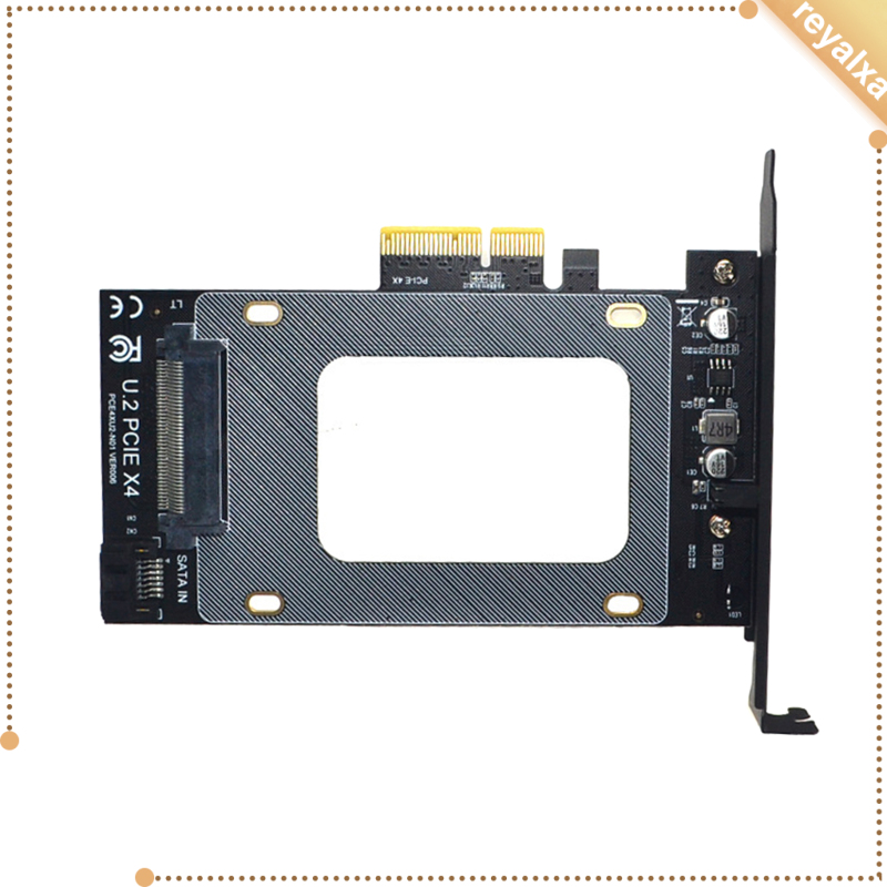 PCIe Riser 4X to U.2 SFF-8639 Expansion Card PCI-E/SATA/SAS Adapter for Desktop PC Computer