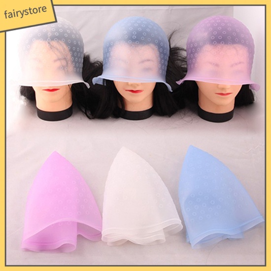 Mũ Nhuộm Tóc Bằng Silicon Mềm Nhẹ Màu Sáng Thông Dụng Tại Nhà