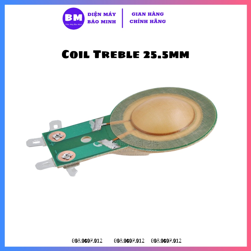 Coil treble loa kéo 25.5mm loại tốt - Nhập khẩu