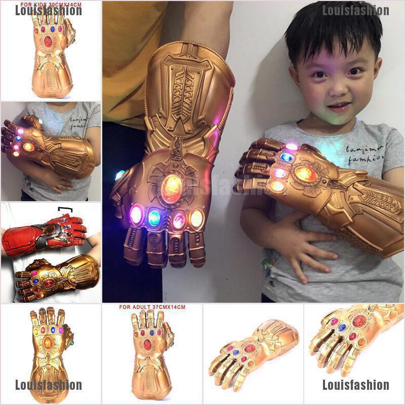 Găng tay vô cực Thanos có đèn LED dành cho người lớn/ trẻ em
