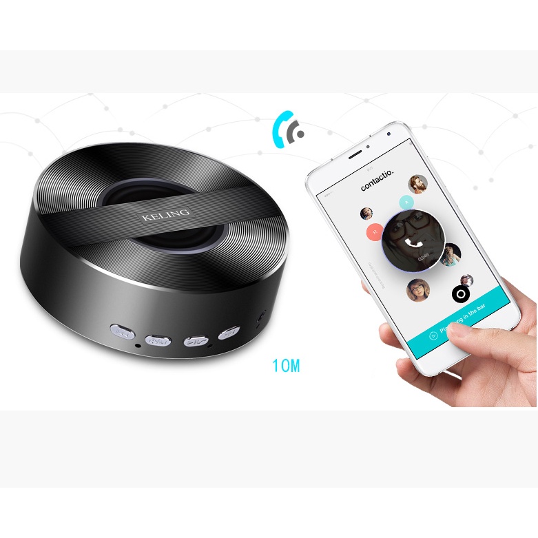 Loa nghe nhạc, Loa bluetooth KELING A5 Chơi nhạc cực hay, âm thanh cực đã, Tích hợp Bluetooth kết nối dễ dàng - CẢM ỨNG