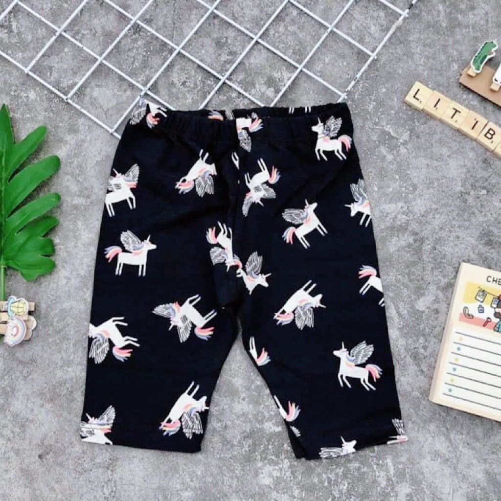 Quần legging bé gái, quần legging cho bé chất cotton mềm mát, size 1-8 tuổi - SUNKIDS