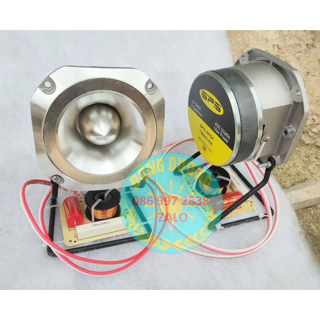 TRỌN BỘ LOA TĂNG TRÉP SPS CÔNG SUẤT LỚN - GIÁ 1 CẶP - GẮN TRỰC TIẾP AMPLI