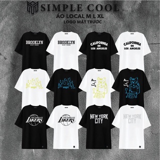 Áo Thun Simple Cool From local brand Size M L XL 40-90kg (có ảnh video thật)