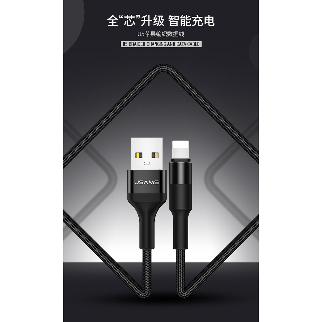 Cáp sạc và truyền dữ liệu cho điện thoại Samsung, iPhone, Oppo, dây bện dù chắc chắn, dài 120cm