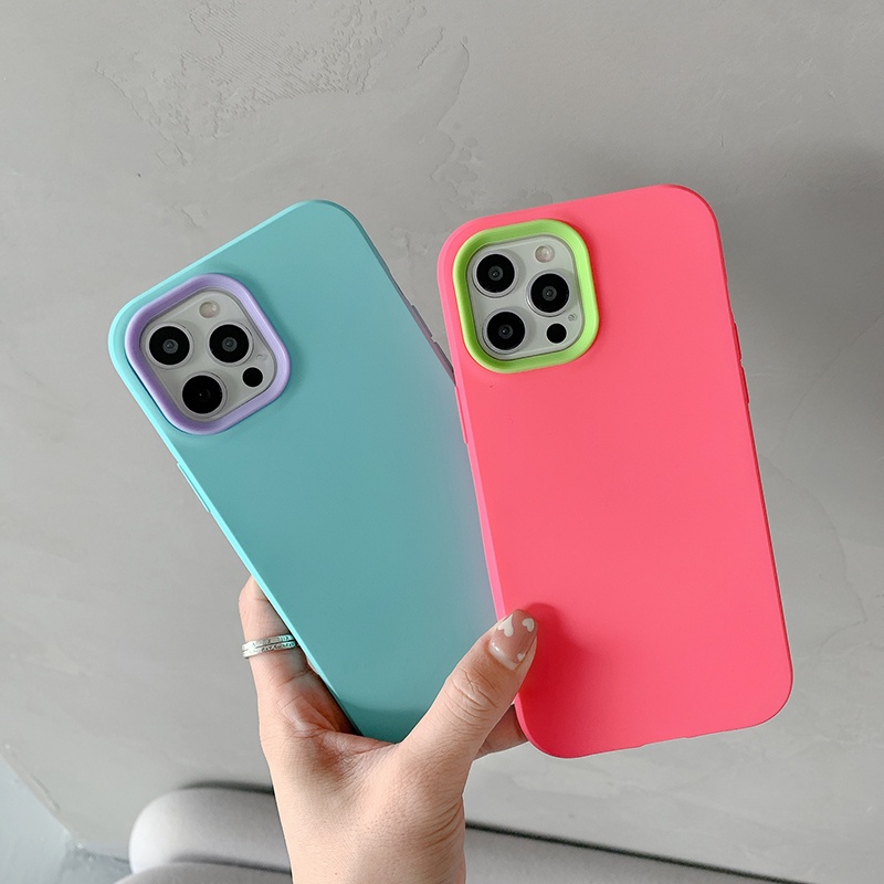 Ốp điện thoại silicon chống rơi 3 trong 1 cho iPhone 12 Pro Max 11 12 12 Pro 11 Pro M