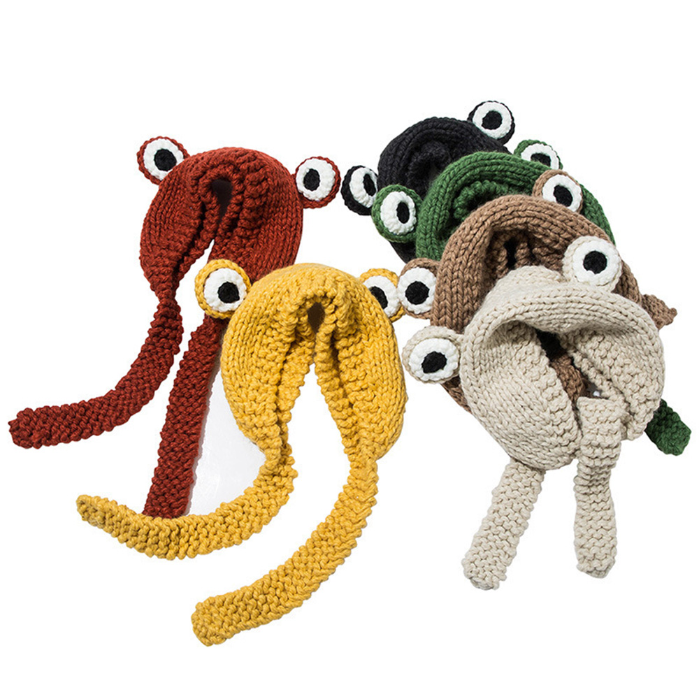 Nón Len Dệt Kim Hoạ Tiết Hình Con Ếch Sành Điệu Dành Cho Nữ