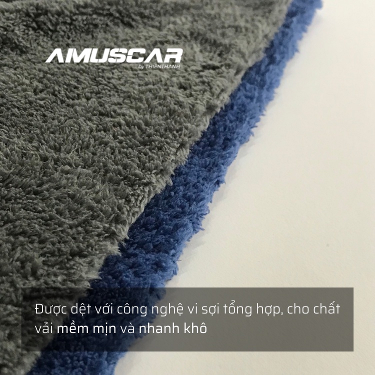 Khăn lau xe ô tô cao cấp 100% Microfiber siêu sợi Nano G chuyên dụng cho bề mặt sơn