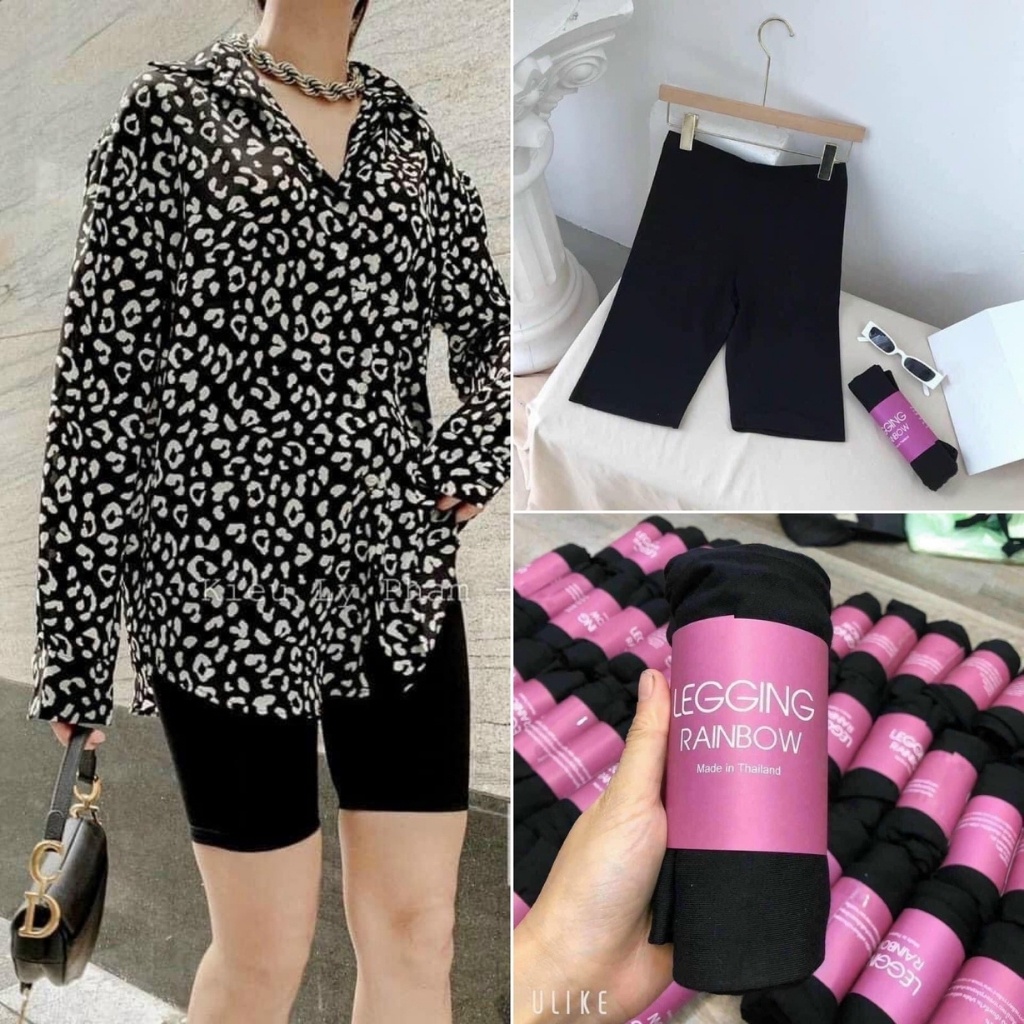 Quần Legging Ngố Thái Cạp Cao Nữ BigSize 40kg - 80kg | WebRaoVat - webraovat.net.vn