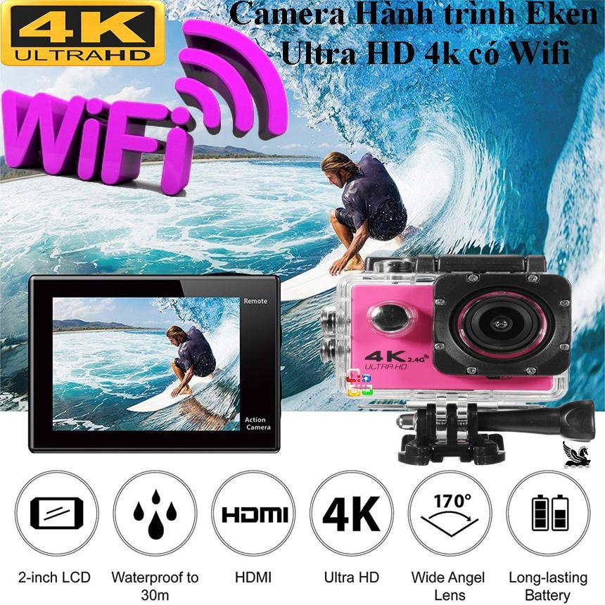 Camera Hành Trình Eken H9R 4K Ultra Hd Wifi  Ảnh Sắc Nét, Chân Thực, Chống Rung, Chống Va Đập