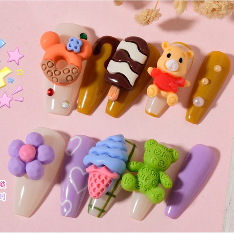Set charm to đính móng các mẫu